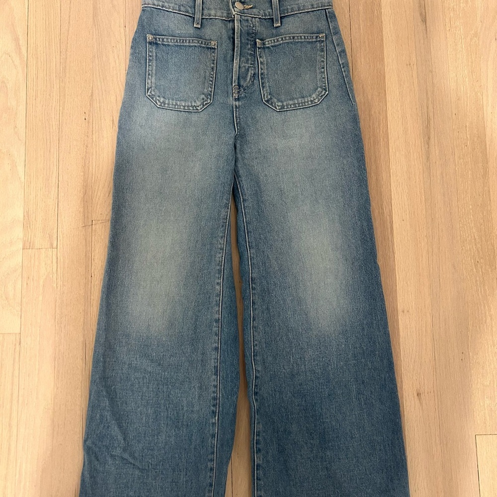 Grant Cropped High Rise Wide Leg